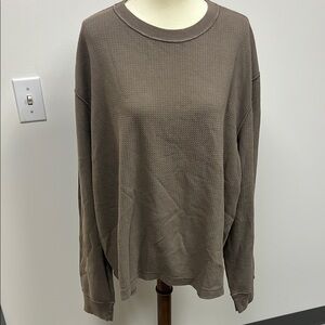 Abercrombie & Fitch cropped Brown Long Sleeve Shirt - Men’s